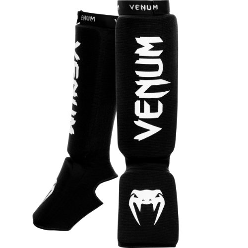 VENUM Kontact Espinilleras, Unisex Adulto, Negro/Blanco, Talla Única VENUM Kontact Espinilleras, Unisex Adulto, Negro/Blanco, Talla Única