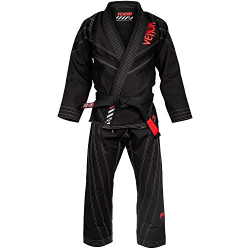 VENUM Power 2.0 Kimono De Jiu Jitsu Brasileño/BJJ Gi, Unisex Adulto, Negro, A2