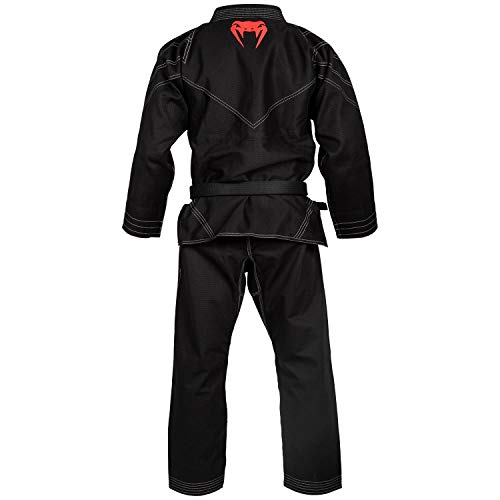 VENUM Power 2.0 Kimono De Jiu Jitsu Brasileño/BJJ Gi, Unisex Adulto, Negro, A2