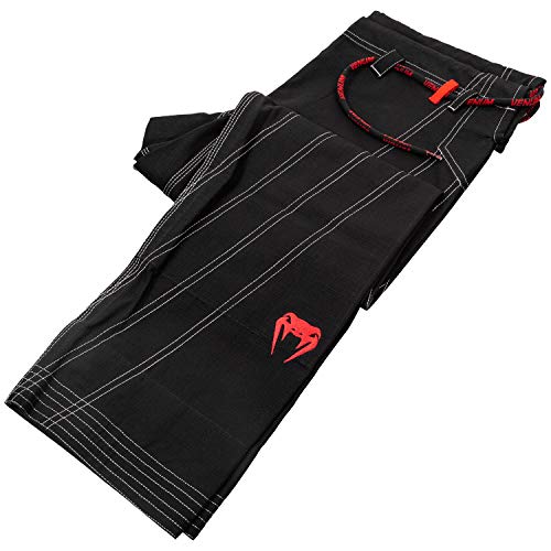 VENUM Power 2.0 Kimono De Jiu Jitsu Brasileño/BJJ Gi, Unisex Adulto, Negro, A2