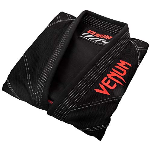 VENUM Power 2.0 Kimono De Jiu Jitsu Brasileño/BJJ Gi, Unisex Adulto, Negro, A2