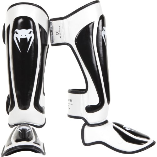 VENUM Predator Espinilleras, Unisex Adulto, Negro/Blanco, M