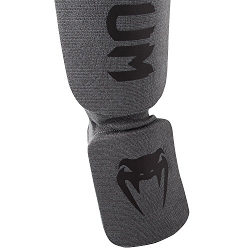 VENUM VENUM-02948-203 Espinilleras de Boxeo, Unisex Adulto, Gris/Negro, Talla Única VENUM VENUM-02948-203 Espinilleras de Boxeo, Unisex Adulto, Gris/Negro, Talla Única