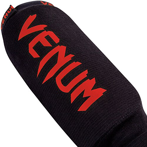 VENUM VENUM-0480-100 Espinilleras de Boxeo, Unisex Adulto, Negro/Rojo, Talla Única VENUM VENUM-0480-100 Espinilleras de Boxeo, Unisex Adulto, Negro/Rojo, Talla Única