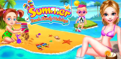 Verano playa Vacaciones en familia - Divertido juego entretenido para los niños y los padres a jugar!