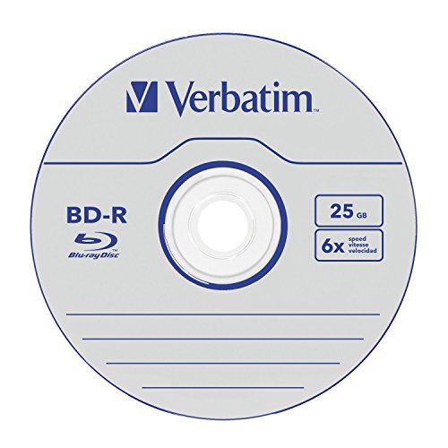Verbatim BD-R Blu-Ray 25GB 6x Speed Datalife Verbatim BD-R Blu-Ray 25GB 6x Speed Datalife