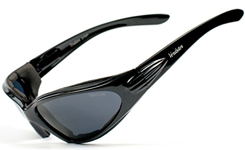 Verdster Airdam – Gafas de Sol Polarizadas para Hombre para Moto – Protección UV, Diseño Cómodo Envolvente con Almohadillas de Espuma – Ideal para Motocicleta Verdster Airdam – Gafas de Sol Polarizadas para Hombre para Moto – Protección UV, Diseño Cómodo Envolvente con Almohadillas de Espuma – Ideal para Motocicleta