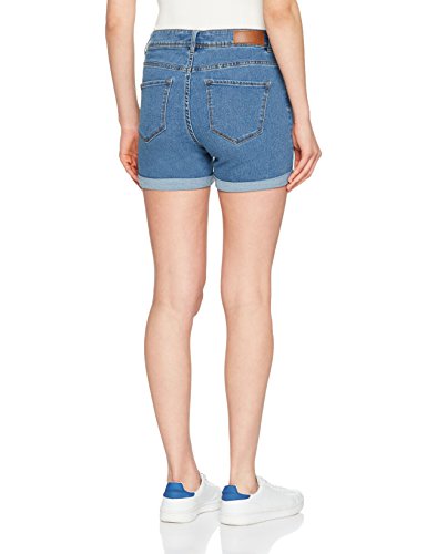 Vero Moda NOS Vmhot Seven NW Dnm Fold Shorts Mix Noos Pantalones Cortos para Mujer , Azul (Medium Blue Denim Medium Blue Denim) , 40 (Talla del fabricante: Medium) Vero Moda NOS Vmhot Seven NW Dnm Fold Shorts Mix Noos Pantalones Cortos para Mujer , Azul (Medium Blue Denim Medium Blue Denim) , 40 (Talla del fabricante: Medium)