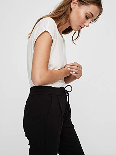 Vero Moda Vmeva Mr Loose String Pants Noos Pantalones, Negro (Black), W40/L34 para Mujer Vero Moda Vmeva Mr Loose String Pants Noos Pantalones, Negro (Black), W40/L34 para Mujer