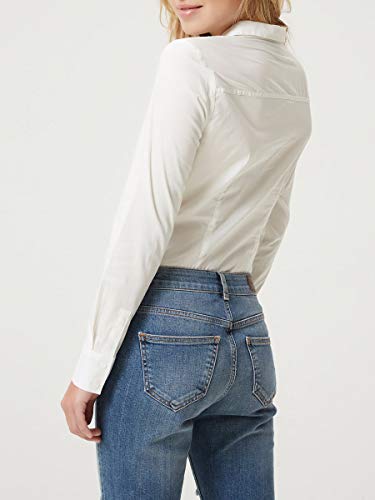 Vero Moda VMLADY L/S G-String Shirt Noos Blusas, Color Blanco Nieve, XS para Mujer