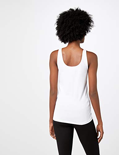 VERO MODA VMMAXI MY SOFT UU TANK TOP NOOS, camiseta sin mangas Mujer, Blanco (Bright White), 42 (Talla del fabricante: X-Large)