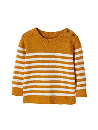 VERTBAUDET Jersey Estilo Marinero para bebé niño Amarillo Oscuro A Rayas 9M-71CM