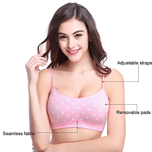 Vertvie Sujetador Deportivo Brasieres para Dama Confortables sin Tiras Apto para Dormir Yoga Run Bra para Mujer 3st (M(Fit 70ABCD 75ABCD 80AB), 5) Vertvie Sujetador Deportivo Brasieres para Dama Confortables sin Tiras Apto para Dormir Yoga Run Bra para Mujer 3st (M(Fit 70ABCD 75ABCD 80AB), 5)