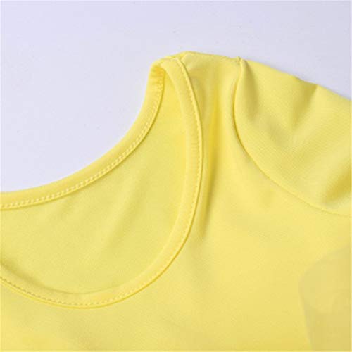 Vestido de Danza Ballet Manga Larga para Niña Maillot de Gimnasia Rítmica con Falda Tul Leotardo Elástico de Baile Disfraz de Bailarina Traje de Ballet, 4-5 Años Vestido de Danza Ballet Manga Larga para Niña Maillot de Gimnasia Rítmica con Falda Tul Leotardo Elástico de Baile Disfraz de Bailarina Traje de Ballet, 4-5 Años
