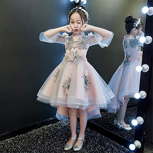 Vestido de NiƱa Lovely Fancy Junior Flower Girl Dress Sin mangas Floral Rose Tul Princesa Vestidos Chicas Tutu Bow Vestido de boda Fiesta de cumpleaƱos Vestidos de Princesa Fiesta de la Boda de Las Ni Vestido de NiƱa Lovely Fancy Junior Flower Girl Dress Sin mangas Floral Rose Tul Princesa Vestidos Chicas Tutu Bow Vestido de boda Fiesta de cumpleaƱos Vestidos de Princesa Fiesta de la Boda de Las Ni