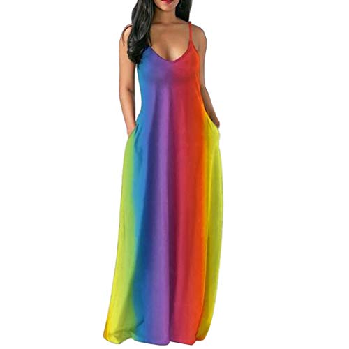 Vestido Largo con Cuello en V sin Mangas y Correa Larga con Cuello en V para Mujer Vestido sin Mangas con Cuello en V Vestido Largo con Cuello en V sin Mangas y Correa Larga con Cuello en V para Mujer Vestido sin Mangas con Cuello en V
