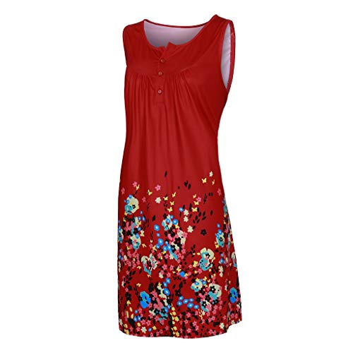 Vestido Verano Mujer Casual Vestido De Botón de Impresión Floral Tallas Grandes Vestido Recto De Simple Y Suelto Vestidos Verano Mujer Playa URIBAKY ⦠Vestido Verano Mujer Casual Vestido De Botón de Impresión Floral Tallas Grandes Vestido Recto De Simple Y Suelto Vestidos Verano Mujer Playa URIBAKY ā¦