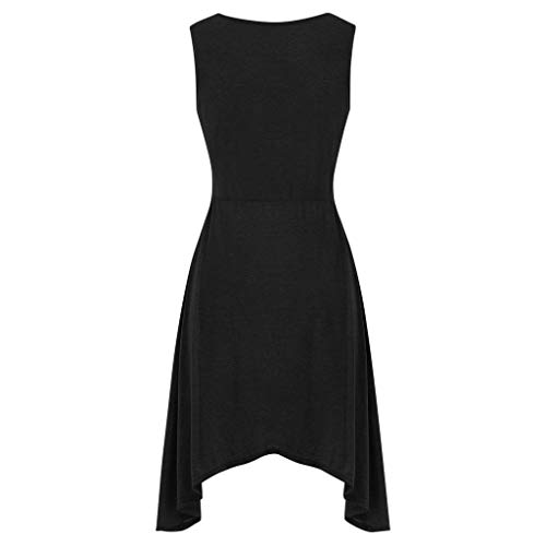 Vestidos Diarios De Las Mujeres De Moda, URIBAKY * Mujeres del Estilo Casero Sin Mangas Cintura Baja del Busto Dobladillo Irregular Mini Vestidos Casuales Color SóLido Falda De Una LíNea Vestidos Diarios De Las Mujeres De Moda, URIBAKY * Mujeres del Estilo Casero Sin Mangas Cintura Baja del Busto Dobladillo Irregular Mini Vestidos Casuales Color SóLido Falda De Una LíNea