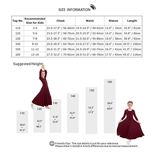 Vestidos Mujer Casual Litúrgico Manga Larga Leotardo Gimnasia Vestido de Ballet Flamenco Maillot Niña Blanco 13-14 Años Vestidos Mujer Casual Litúrgico Manga Larga Leotardo Gimnasia Vestido de Ballet Flamenco Maillot Niña Blanco 13-14 Años