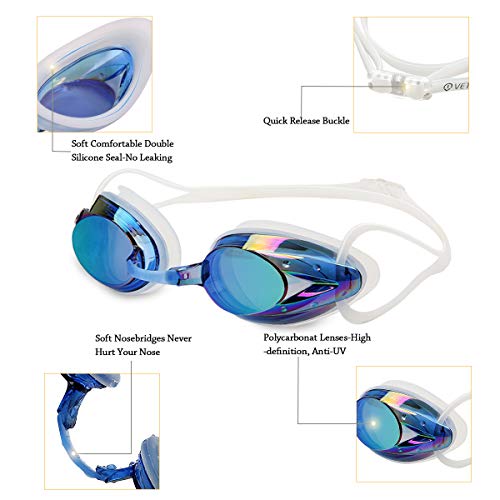 vetoky Gafas de Natación, Antiniebla Gafas para Nadar Protección UV sin Fugas para Adultos Y Niños vetoky Gafas de Natación, Antiniebla Gafas para Nadar Protección UV sin Fugas para Adultos Y Niños