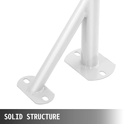 VEVOR Barra de Ballet 3M Barra Ballet Portátil Altura Ajustable 75cm-115cm, Barra Ballet Portátil Blanco, Barra de Ballet Doble Capacidad hasta 150 kg para Hogar, Escuela, Estudio de Baile y Gimnasio VEVOR Barra de Ballet 3M Barra Ballet Portátil Altura Ajustable 75cm-115cm, Barra Ballet Portátil Blanco, Barra de Ballet Doble Capacidad hasta 150 kg para Hogar, Escuela, Estudio de Baile y Gimnasio