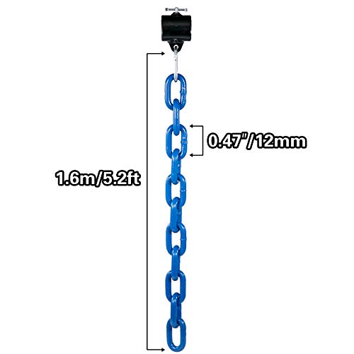 VEVOR Cadenas de Elevación Sólidas para Cuerpo 12 kg Cadenas Levantamiento Pesas Azul 1.6m Ajustable Enlace Cadena Hueco Olímpicos Cadenas de Entrenamiento para los Entrenamientos Múltiples… VEVOR Cadenas de Elevación Sólidas para Cuerpo 12 kg Cadenas Levantamiento Pesas Azul 1.6m Ajustable Enlace Cadena Hueco Olímpicos Cadenas de Entrenamiento para los Entrenamientos Múltiples…