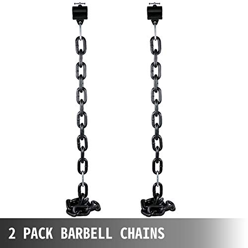 VEVOR Cadenas de Elevación Sólidas para Cuerpo 16 kg Cadenas Levantamiento Pesas Negro 1.6m Ajustable Enlace Cadena Hueco Olímpicos Cadenas de Entrenamiento para los Entrenamientos Múltiples… VEVOR Cadenas de Elevación Sólidas para Cuerpo 16 kg Cadenas Levantamiento Pesas Negro 1.6m Ajustable Enlace Cadena Hueco Olímpicos Cadenas de Entrenamiento para los Entrenamientos Múltiples…
