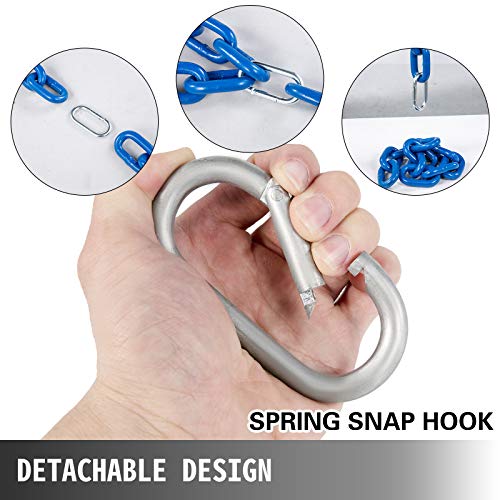 VEVOR Cadenas de Elevación Sólidas para Cuerpo 20 kg Cadena Levantamiento Pesas Negra 1.6m Ajustable Enlace Cadena Hueco Olímpicos Color Azul Cadena Entrenamiento para Entrenamientos Múltiples… VEVOR Cadenas de Elevación Sólidas para Cuerpo 20 kg Cadena Levantamiento Pesas Negra 1.6m Ajustable Enlace Cadena Hueco Olímpicos Color Azul Cadena Entrenamiento para Entrenamientos Múltiples…