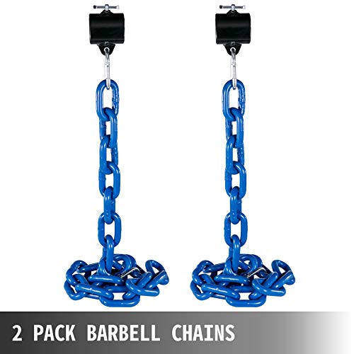 VEVOR Cadenas de Elevación Sólidas para Cuerpo 20 kg Cadena Levantamiento Pesas Negra 1.6m Ajustable Enlace Cadena Hueco Olímpicos Color Azul Cadena Entrenamiento para Entrenamientos Múltiples… VEVOR Cadenas de Elevación Sólidas para Cuerpo 20 kg Cadena Levantamiento Pesas Negra 1.6m Ajustable Enlace Cadena Hueco Olímpicos Color Azul Cadena Entrenamiento para Entrenamientos Múltiples…