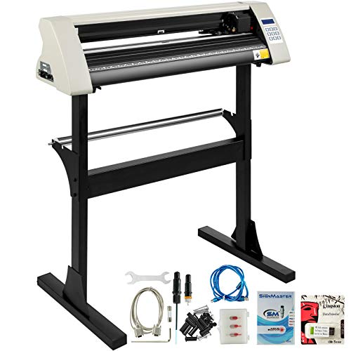 VEVOR Cortador de Vinilo, Máquina de Cortador de Plotter de Vinilo, Plotter de Corte de Vinilo, de 720mm, para Cortar, Blanco VEVOR Cortador de Vinilo, Máquina de Cortador de Plotter de Vinilo, Plotter de Corte de Vinilo, de 720mm, para Cortar, Blanco