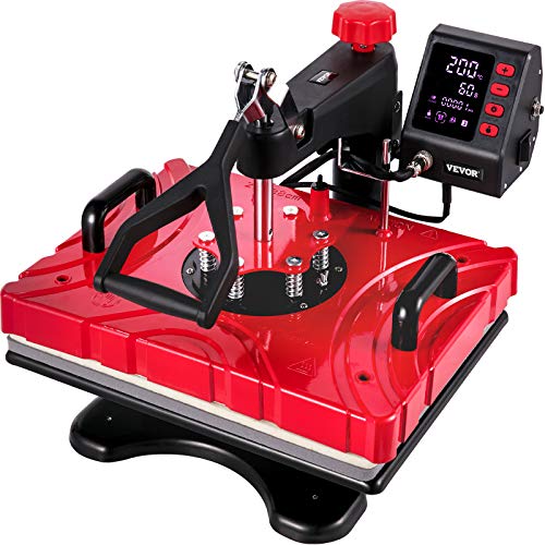VEVOR Máquina de Prensa de Calor Multifuncional, 5 en 1 Prensa de Transferencia Giratoria de 360°, 1.000 W Máquina de Sublimación, Prensa de Calor, Prensa Térmica Roja para Camisetas, Platos VEVOR Máquina de Prensa de Calor Multifuncional, 5 en 1 Prensa de Transferencia Giratoria de 360°, 1.000 W Máquina de Sublimación, Prensa de Calor, Prensa Térmica Roja para Camisetas, Platos