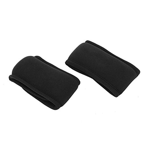 VGEBY 2Pcs 1KG Weight Wrist Guard Sandbag Wrist Guard 1KG Peso Ajustable Equipo Ultrafino para Correr Fitness(32 * 6CM)