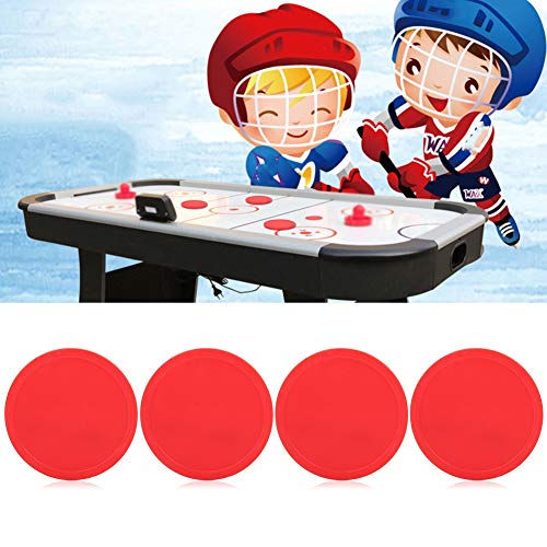 VGEBY Air Hockey Puck, 4Pcs Plastic Air Ice Hockey Pucks Air Hockey Reemplazo de Discos para mesas Equipo de Juego(L)