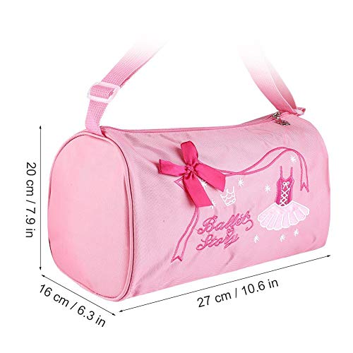 VGEBY Bolso de Ballet para niños, Bolso de Baile de Princesa para niñas y niños, Mochila, Vestido de tutú, Bolso de Baile, Mochila, Bolso de Hombro para Regalo de niñas pequeñas(Rosado)