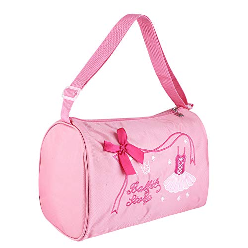 VGEBY Bolso de Ballet para niños, Bolso de Baile de Princesa para niñas y niños, Mochila, Vestido de tutú, Bolso de Baile, Mochila, Bolso de Hombro para Regalo de niñas pequeñas(Rosado)