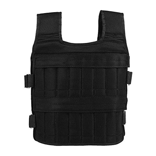 VGEBY Chaleco Cargado, Chaleco de Entrenamiento de Fuerza de Chaleco Cargado con Ejercicio Oxford de 50KG Transpirable para Entrenamiento físico (no Incluye Pesas) VGEBY Chaleco Cargado, Chaleco de Entrenamiento de Fuerza de Chaleco Cargado con Ejercicio Oxford de 50KG Transpirable para Entrenamiento físico (no Incluye Pesas)