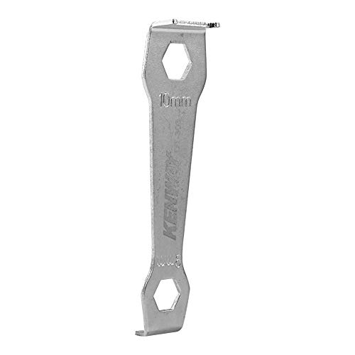 VGEBY Llave Fija del Perno De Cadena De La Bicicleta, Llave Inglesa del Perno del Plato De La Bici De Plata para La Herramienta De La Llave Inglesa De Ciclo De La Bici De Montaña VGEBY Llave Fija del Perno De Cadena De La Bicicleta, Llave Inglesa del Perno del Plato De La Bici De Plata para La Herramienta De La Llave Inglesa De Ciclo De La Bici De Montaña