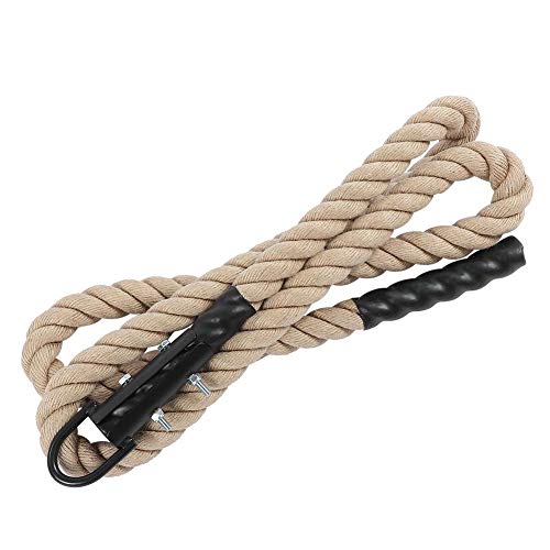 VGEBY1 Cuerda deportiva, 38 mm de brazo de entrenamiento de poder, cuerda de gimnasio, cuerda de escalada, prensa, entrenamiento de gimnasio, entrenamiento de fuerza, entrenamiento de cardio, crossfit