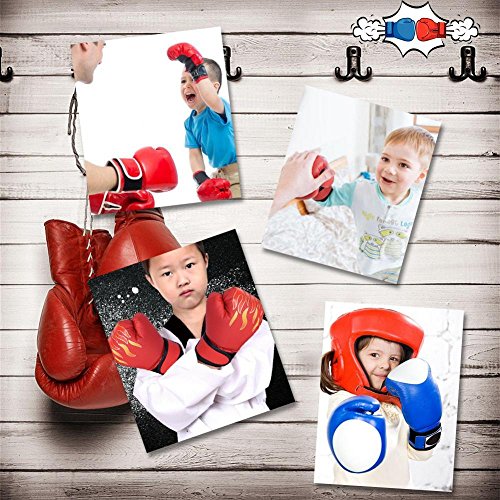 VGEBY1 Guantes de Boxeo para niños: protección Duradera para los Nudillos con Soporte de muñeca para el Boxeo MMA Muay Thai o Entrenamiento Deportivo/Combate de Combate - 3 Colores(Rojo)