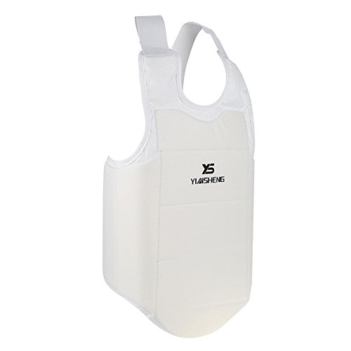 VGEBY1 Protector de Pecho, Unisex Karate Taekwondo Chaleco de protección de Pecho Cuerpo de Boxeo Protector de Pecho Accesorio Niño Adulto(M)