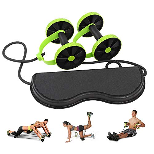 VGEBY1 Rodillo de Rueda AB, Ejercitador para músculos Abdominales Equipo de Ejercicio físico en casa para Gimnasio de Ruedas Abdominales para un Entrenamiento Ejercicios básicos VGEBY1 Rodillo de Rueda AB, Ejercitador para músculos Abdominales Equipo de Ejercicio físico en casa para Gimnasio de Ruedas Abdominales para un Entrenamiento Ejercicios básicos