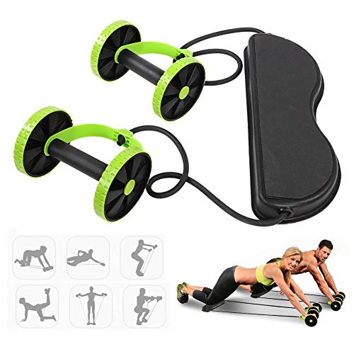 VGEBY1 Rodillo de Rueda AB, Ejercitador para músculos Abdominales Equipo de Ejercicio físico en casa para Gimnasio de Ruedas Abdominales para un Entrenamiento Ejercicios básicos VGEBY1 Rodillo de Rueda AB, Ejercitador para músculos Abdominales Equipo de Ejercicio físico en casa para Gimnasio de Ruedas Abdominales para un Entrenamiento Ejercicios básicos