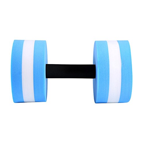 VGEBY1 Water Dumbbell, EVA Water Aerobics Pesas Dumbbell Foam Aquatic Barbell Barras de Mano para Hombre Mujer Piscina Fitness Ejercicio