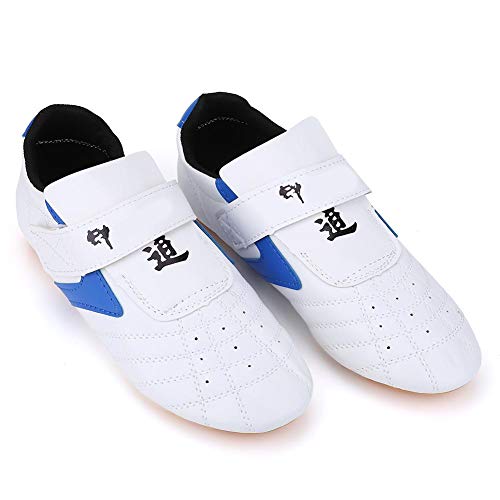 VGEBY1 Zapatos de Taekwondo, Equipo de Entrenamiento Deportivo de Zapatillas de Artes Marciales(45)