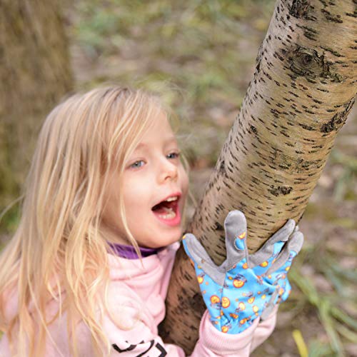 Vgo 1 Par 4-5 Edad Guantes para Niños de Cuero Sintético Suave para Trabajo Liviano, Jardinería, Alta Destreza, Transpirabilidad, Cómodo (Talla S, Azul, KID-MF7362) Vgo 1 Par 4-5 Edad Guantes para Niños de Cuero Sintético Suave para Trabajo Liviano, Jardinería, Alta Destreza, Transpirabilidad, Cómodo (Talla S, Azul, KID-MF7362)