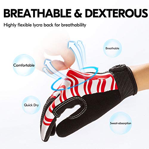 Vgo... Edad 8-9 Guantes de Vela, Navegación, Remo y Kayak para Niños (Talla XXL, Rojo, SL0057-KW) Vgo... Edad 8-9 Guantes de Vela, Navegación, Remo y Kayak para Niños (Talla XXL, Rojo, SL0057-KW)