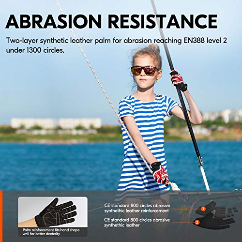 Vgo... Edad 8-9 Guantes de Vela, Navegación, Remo y Kayak para Niños (Talla XXL, Rojo, SL0057-KW) Vgo... Edad 8-9 Guantes de Vela, Navegación, Remo y Kayak para Niños (Talla XXL, Rojo, SL0057-KW)
