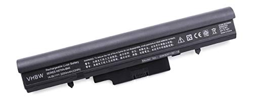 vhbw baterías 2200mAh (14.4V) para Laptop HP Notebook 510, 530 por 440264-ABC, 440265-ABC, 440266-ABC, 440704-001, 443063-001, HSTNN-C20C, etc.