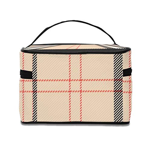 Viaje Bolsas de cosméticos tartán escocés a Cuadros a Cuadros Jaula de Maquillaje Bolsa Bolsas de cosméticos del Organizador del Recorrido Mini Caso del Tren Viaje Bolsas de cosméticos tartán escocés a Cuadros a Cuadros Jaula de Maquillaje Bolsa Bolsas de cosméticos del Organizador del Recorrido Mini Caso del Tren