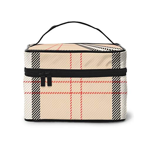 Viaje Bolsas de cosméticos tartán escocés a Cuadros a Cuadros Jaula de Maquillaje Bolsa Bolsas de cosméticos del Organizador del Recorrido Mini Caso del Tren Viaje Bolsas de cosméticos tartán escocés a Cuadros a Cuadros Jaula de Maquillaje Bolsa Bolsas de cosméticos del Organizador del Recorrido Mini Caso del Tren
